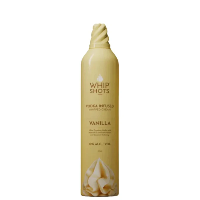Whip Shots Vanilla Vodka Infused Whipped Cream