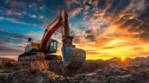Komatsu excavator